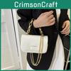 Vintage Chain Bag For Women Fashionable Simple Crossbody Purse Trendy Shoulder Bag