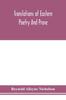 Книга Translations of Eastern Poetry and Prose