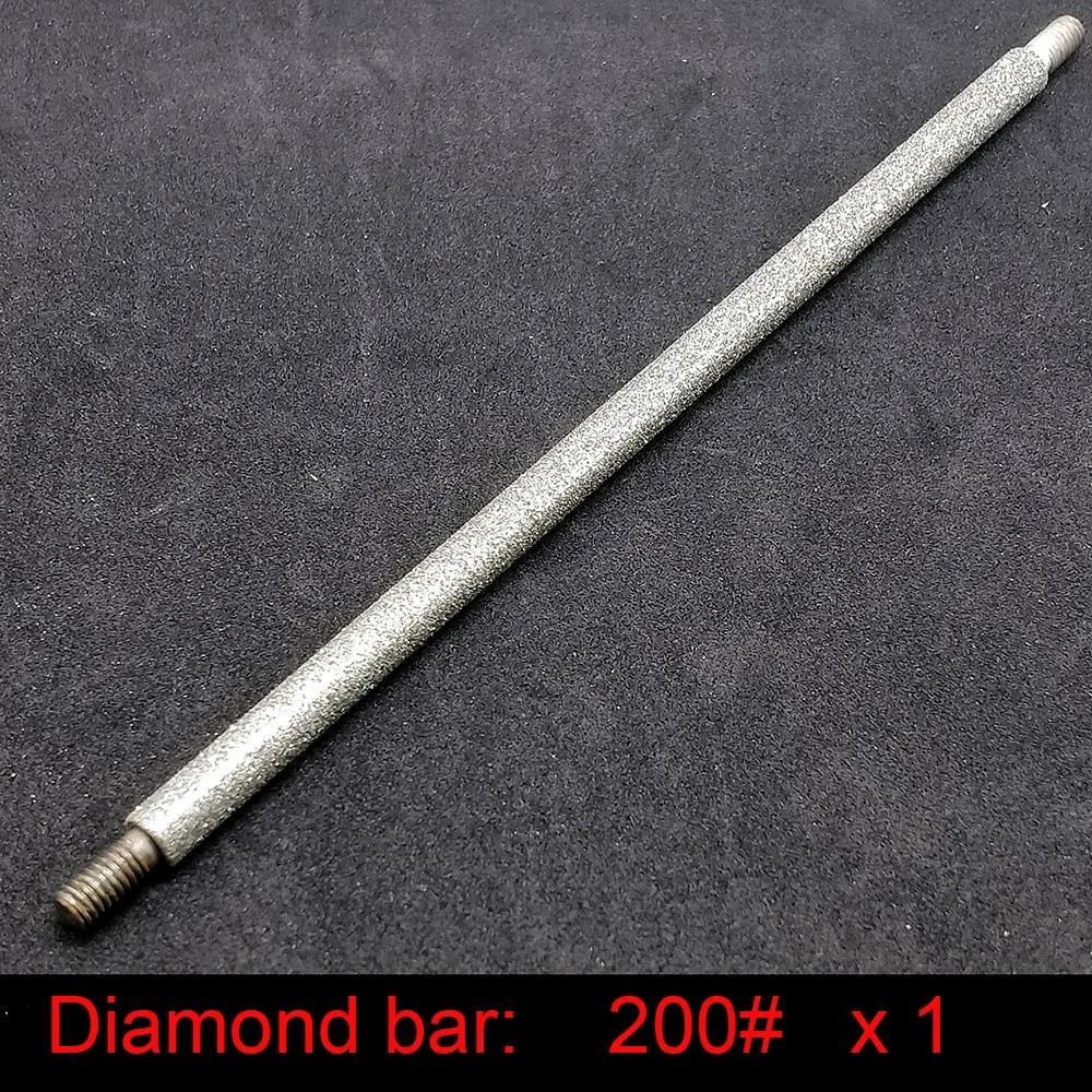 80-3000# 6мм Цилиндрический алмазный камень Заточка Брусок Точильный камень Подходит для точилки Ruixin Зубчатый нож Нож-скимитар Шлифовка