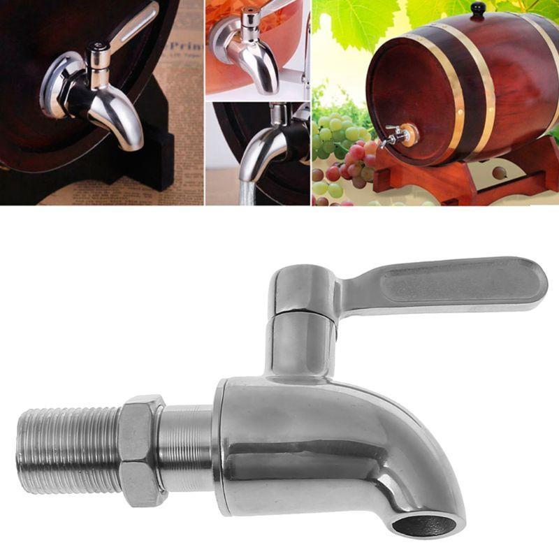 Stainless Steel Beverage Drink Dispenser Wine Barrel Spigot / Tap / Faucet top sale
