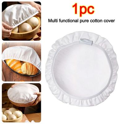 Складная крышка от пыли для овощей и фруктов, дышащая крышка для защиты продуктов для пищевых бочек, банок для соуса