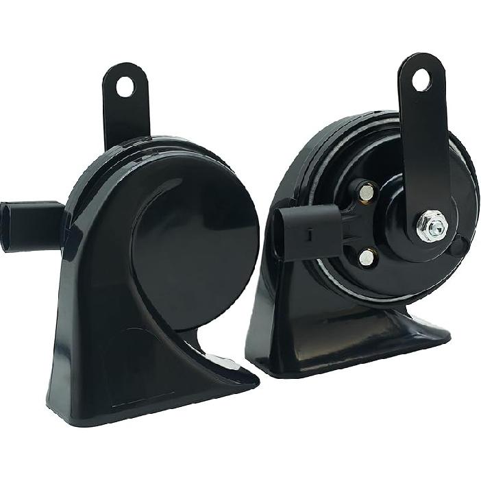 Car Horn Kit For Ford Chevrolet Tesla Jeep Ram GMC,12V Loud Waterproof Auto Horn, High Low Dual Tone 126Decibel, Replacement For Ford (1 Connector)