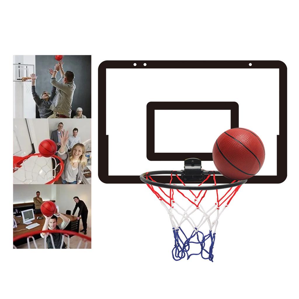Indoor Mini Basketball Hoop Set Punch Free Hanging Type Mobile Mini Basketball Hoop for Door