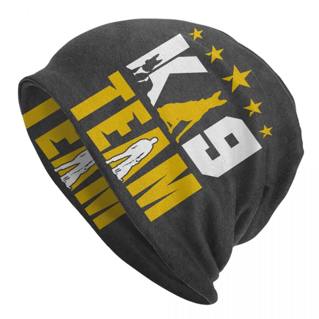 K9 Handler Dog Skullies шапки шапки для унисекс женщин унисекс модная зимняя теплая вязаная шапка для взрослых бельгийский малинуа капот шапки