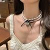 Модное колье-подвеска, украшение на шею, двухслойное колье для любых случаев
