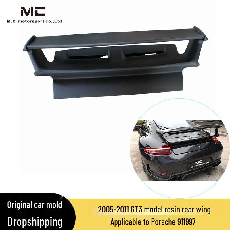 Resin Rear Wing Spoiler for 2005-2011 Porsche 911 997 GT3