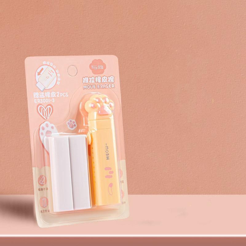 1 шт., канцелярские принадлежности, школьные принадлежности, милый мультяшный резиновый креативный новинка, детские подарки, ластик для карандашей