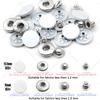 12.5/15Mm Metal Buttons Leather Snap Fasteners Round Duty Sewing Accessories Color Button For Clothes Jackets Bags Leathercrafts
