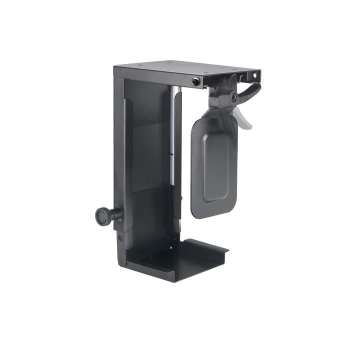 Настольный держатель для ПК - NEWSTAR - CPU-D075BLACK - Макс. 10 кг - Регулируемый по высоте - Вертикальная установка