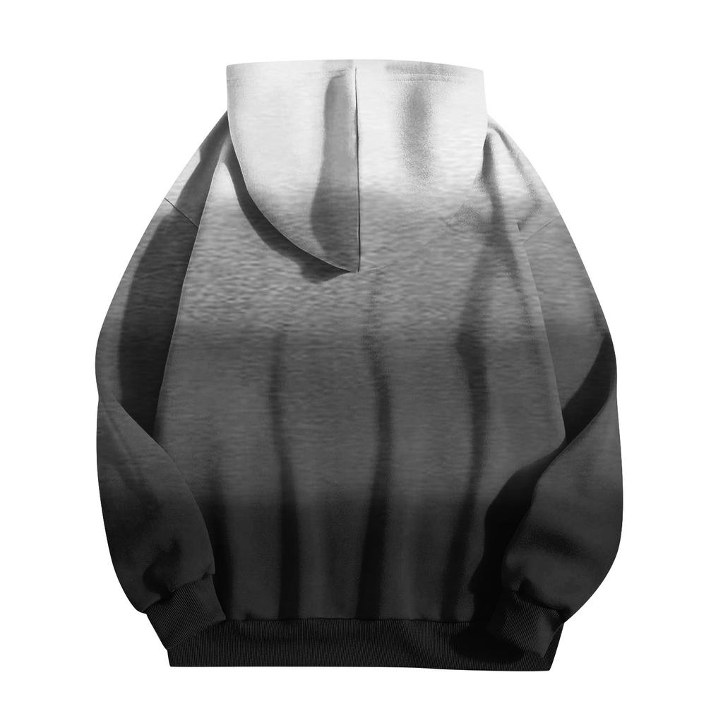 Мужское плюшевое теплое пальто с принтом, флисовый свитер, повседневное пальто, свитер с карманами, осенне-зимнее пальто