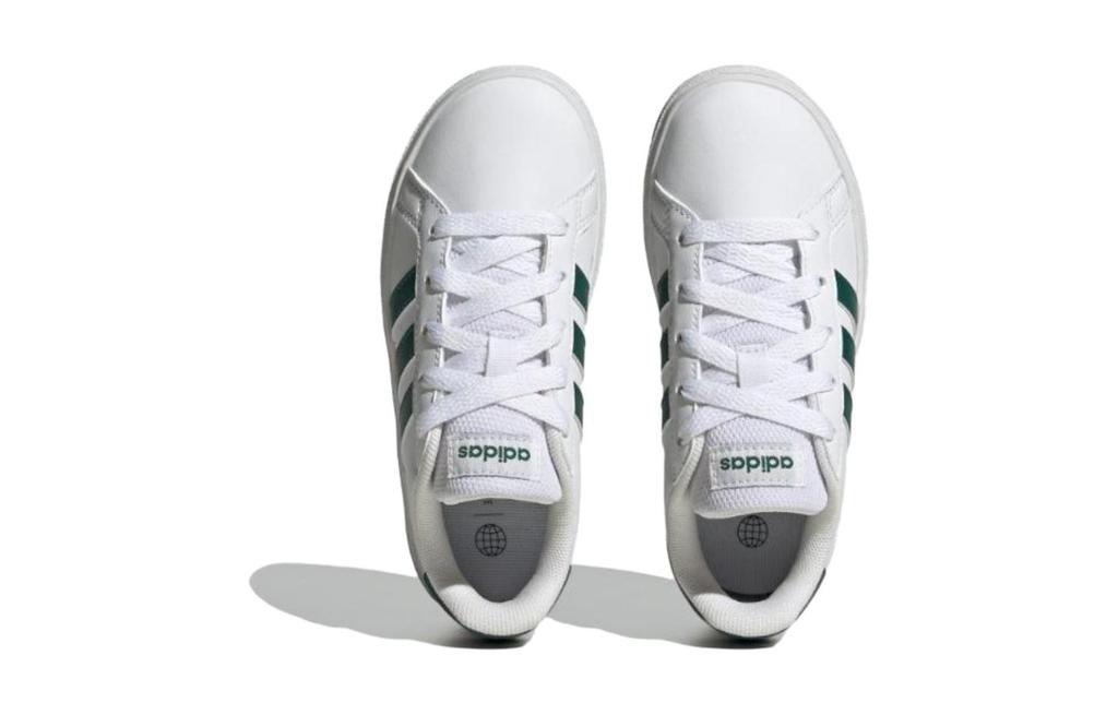 adidas Grand Court Cloud White Collegiate Green GS IG4830