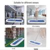 Stainless Steel Flat Dust Mop Set