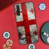 Georgia Grunge Flag For Huawei Nova Y73 Y72 Y61 Y91 Y90 Y70 Y60 12s 12i 11i 8i 9 10 SE P60 Pro P30 P40 Lite Case