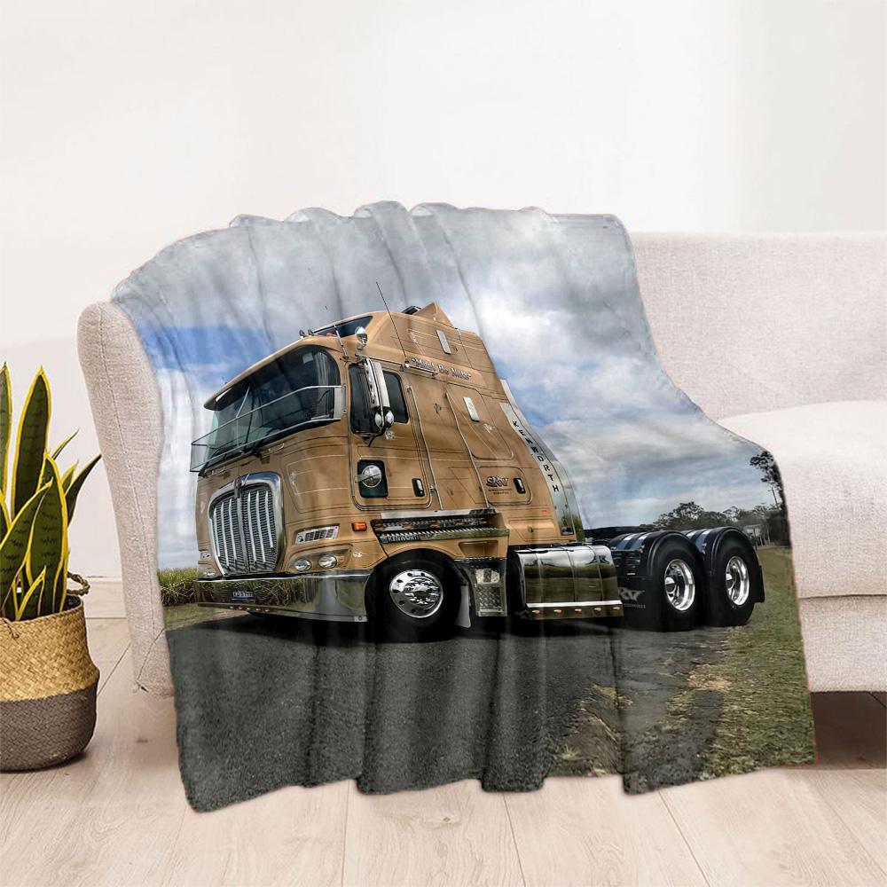 Kw Heavy Trucks Blanket Ultrasoft Great For Bedding Picnics Livingroom Four Seasons Universal Modern Birthday Christmas Gift Blanket