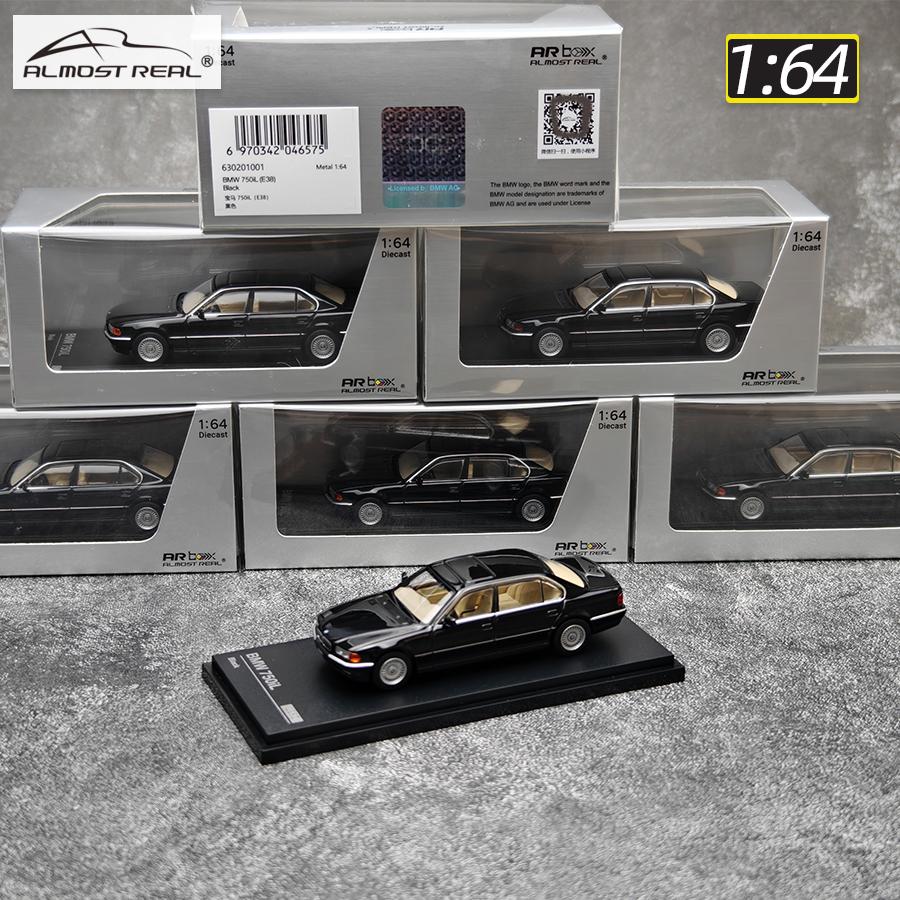 AR box литая модель 1/64 масштаба новая 750iL (Е38) Черный статический орнамент Коллекция праздничных подарков