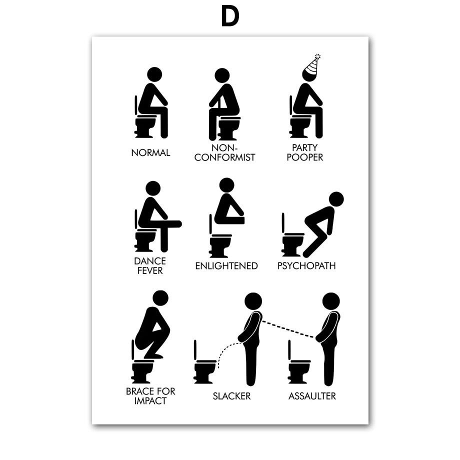 Настенная картина на холсте, забавный туалетный мальчик, черно-белые постеры на скандинавскую тему и принты, настенные панно для гостиной, ванной комнаты, клубный декор