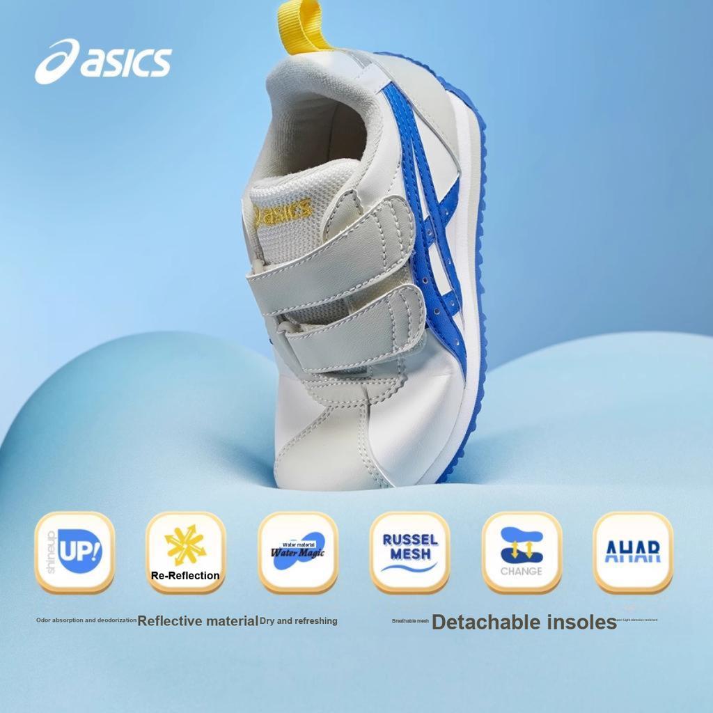 Asics Cotla Comfortable Versatile Non-Slip Low-Top Kids Casual Shoes Kids Casual Shoes White Blue 1144A425-101