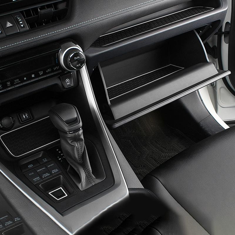 Для Toyota RAV4 XA50 2019 2020 2025 2025 2025 RAV 4 Гибридный автомобиль Нескользящий коврик Накладка в паз двери Слот для ворот Подстаканник Автомобильные аксессуары