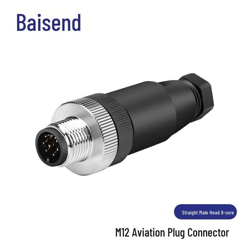 BOSENDE M12 Waterproof Solderless Aviation Sensor Connector