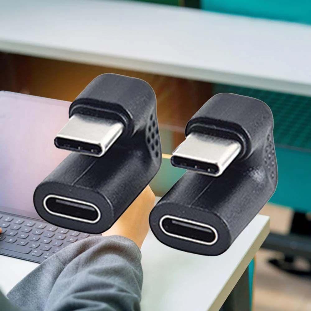 Converter USB 3.1 Micro USB 360° Angled USB-C Converter Adapter Type C Male To Female U-shaped