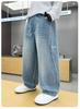 Boys' Jeans Summer Thin 2026 New Children's Summer Pants Cool and Mosquito Resistant Pants Trendy