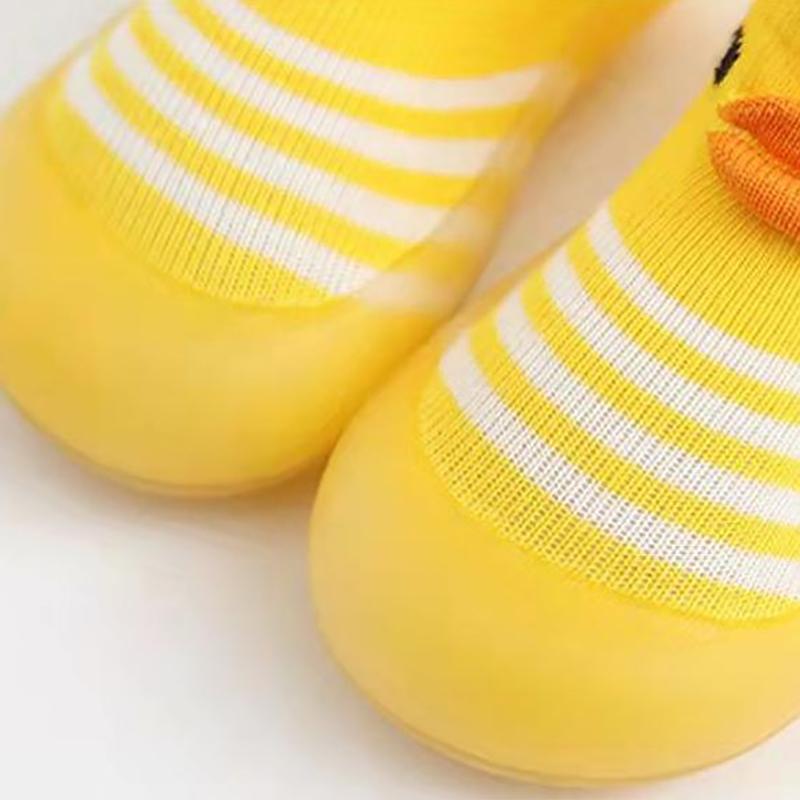 Мягкая детская обувь для малышей, детские туфли, носки-тапочки, детская обувь с рисунком, нескользящая резиновая подошва, детские туфли, мягкие вязаные