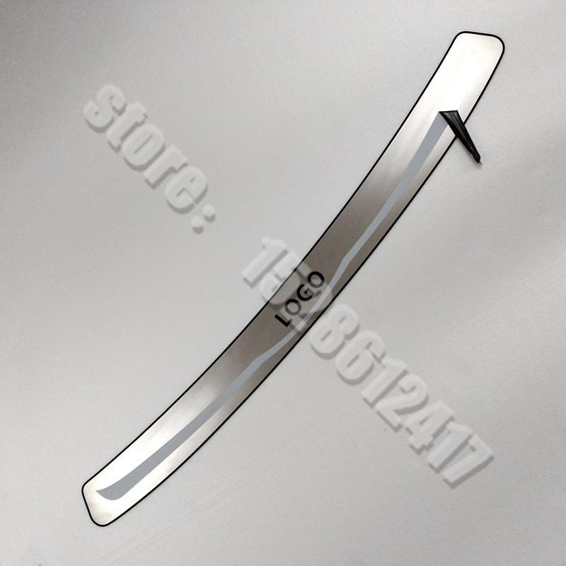 Car styling for Volvo V60 2012-2018 rear styling stainless steel Rear Bumper Protector Sill Trunk Rear guard Tread Plate Trim
