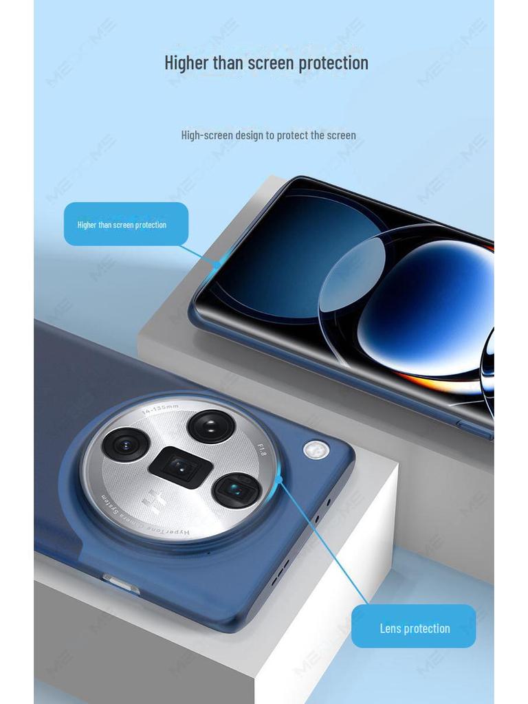 OPPO X7Ultra Ультратонкий матовый чехол для телефона из полипропилена, не желтеет и не оставляет отпечатков пальцев.