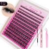 Natural Anime Look Segmented False Eyelashes DIY Grafting Eyelashes  DIY Eyelashes Makeup