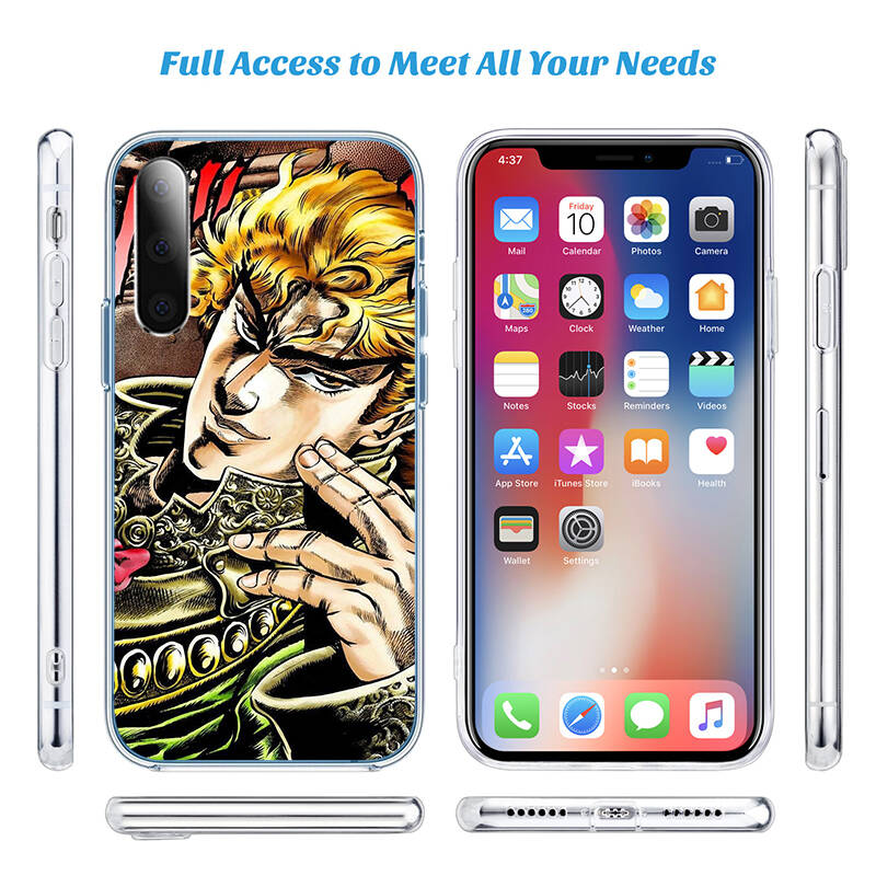 Чехол JoJo's Bizarre Adventure для Motorola E7 E22 E20 E13 E15 E22S E30 E40 G10 G20 G04 G22 G23 G05 G75 G35 G55 G6 G7 G8 G9 Plus Power Play