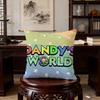 Игровой D-Dandys World Наволочка Подарки на День Рождения и Юбилей Двусторонняя Печать Молния Наволочка Мягкая Кожа Постельное Белье