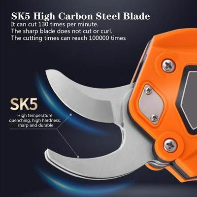 Умный дисплей 800 Вт Аккумуляторный секатор Электрический секатор SK5 Эффективный обрезчик веток для фруктовых деревьев и бонсай Садовые инструменты
