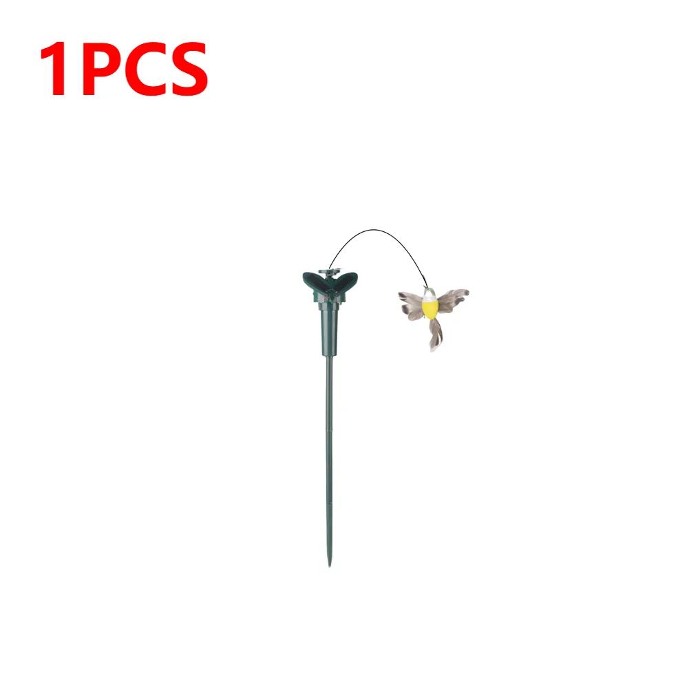 1-3 шт. Солнечная летающая качающаяся искусственная бабочка, птица, танцующая бабочка, птица, колышек для сада, двор, декор для газона на открытом воздухе