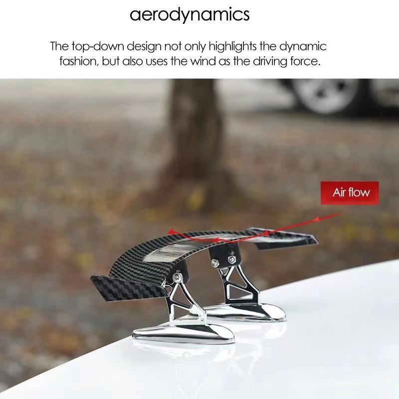 Universal Auto Car Tail Decoration Spoiler Wing Carbon Fiber Mini Spoiler Wing Automotive Decoration Small