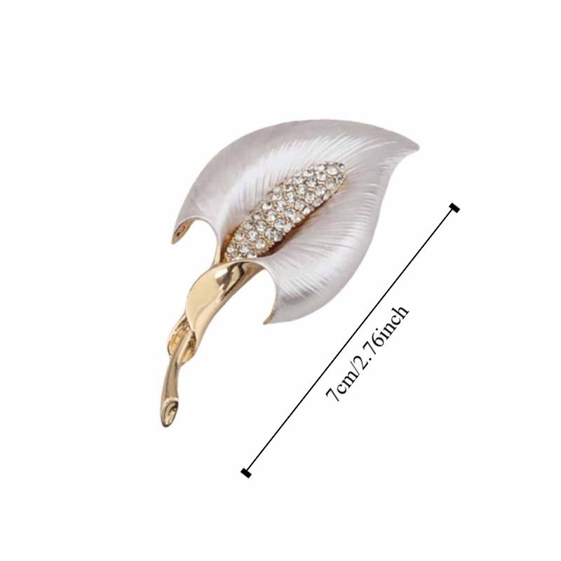 Zinc Zinc Alloy Metal Flower Brooches Jewelry Accessories Women Brooch Exaggerated Brooches  Women