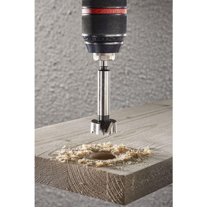 Coffret de Fraises d'Encastrement - wolfcraft - 1002000 - Ø 15 à 35 mm - Précision de perçage - Sans brûlure