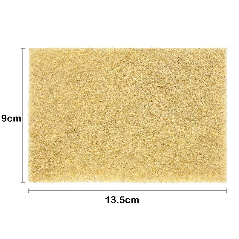 Губка для мытья посуды из микрофибры Sisal, экологически чистая губка для мытья посуды, утолщенная губка для мытья посуды, кухонный инструмент для чистки