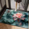 3D Цветочный коврик для пола, коврик для пола в ванной, грязеотталкивающий и нескользящий коврик для пола у входной двери