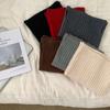 Korean Style Knitted Scarf Solid Color Pullover Wool Bib Retro Turtleneck Fake Collar  Student