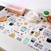 1 Roll Kitchen Table Mat Drawers Cabinet Shelf Liners Flamingo Cupboard Placemat Waterproof Oil Proof Shoes Cabinet Mat