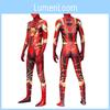 Косплей-костюм Marvel Стальной Человек-паук, наряд на все тело с капюшоном