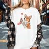 Corgi Love Dog Shirt for Women Girls, Cute Corgi Lover Tee, Funny Puppy Graphic T-Shirt, Dog Mom Gift, Pet Lover Shirt
