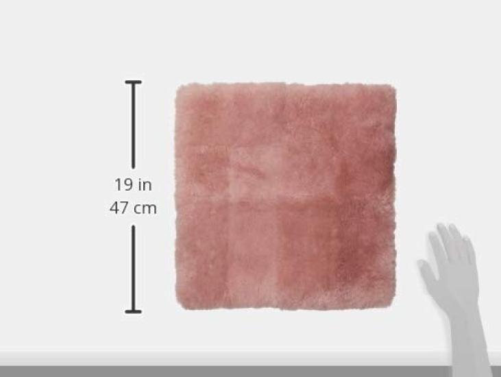 Овчина австралийская вишня 40 x 40 светлое сиденье сделано из NC067RO подушка, натуральный, короткошерстный, цветущий, см, цвет, подушка, Япония,