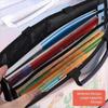Waterproof Transparent A4 Handbag Zipper Bags File Storage Bag Students Portable Bag  Paperwork