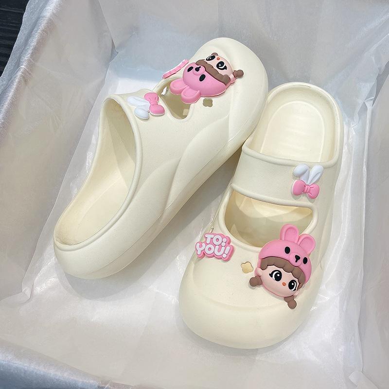 Новые тапочки eva, женские, летние, домашние, девичьи, в форме сердца, милые, с мягкой подошвой, нескользящие, дезодорирующие, домашние тапочки