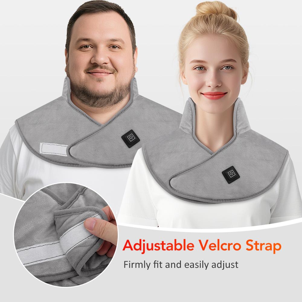 Electric Heating Shoulder Neck Pad Cervical Wrap 3 Gears Thermal Compress Shawl Household Warm Back Shoulder Body Blanket