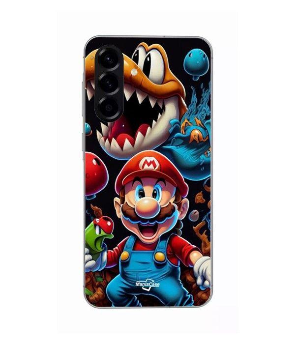 Чехол - Maniacase - Samsung Galaxy A56 - Силикон - Super Mario Bros - Мягкий