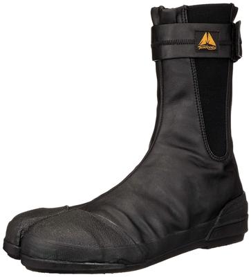 SOKAIDO Twin Hooves TH-302F Мужские защитные ботинки таби с подноском и ластовицей, синтетическая кожа, молния, черные, размер 26,5 см