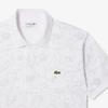 [lacoste] Men's Flower Jacquard Short-Sleeve Polo PH3598-54N001
