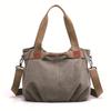 Women's Retro Canvas Shoulder Bag - Large Capacity, Fashionable & Versatile